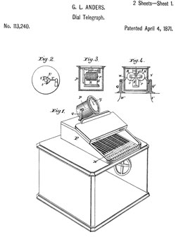 112360 Telegraph Apparatus, L.T. Lindsey,
                  Mar 7 1871