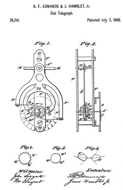 79741 Dial
                    Telegraph, B.F. Edmands & J. Hamblet Jr, Jul 7
                    1868