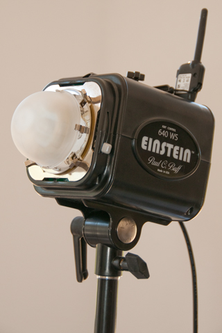 Einstein
                        640 Monolight Strobe Flash with Pocket Wizard