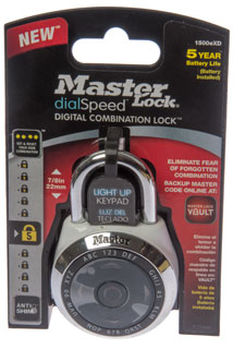 Master
                      1500eXD Padlock