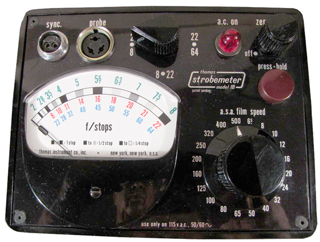 Strobemeter model 1B Front Panel