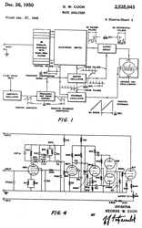 535043 Wave
                      analyzer, George W Cook, App: 1943-01-27