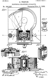 392387
                      Electrical measuring apparatus, E. Weston, Nov 6,
                      1888 - uses the above designs