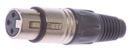 Modern XLR
                      connector