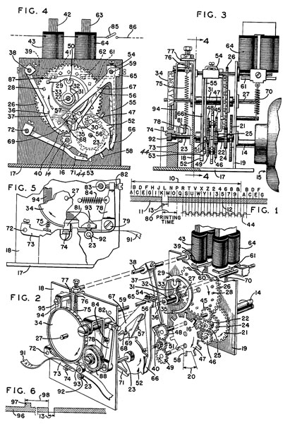 Monopulse M36
        patent 2249040 Printing Telegraph Apparatus