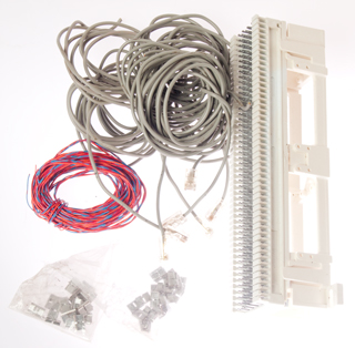 66M1-50 telephone punch down block, 89 bracket
                  and related parts