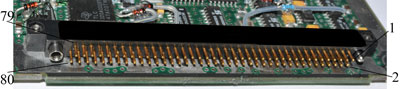 RT-1672 80 terminal
        connector 0.075" pitch