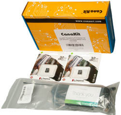 ADS-B CanaKit Respberry Pi 4 Starter Kit
                      (32GB, Black Case, 4 GB Ram) & extra 32GB
                      card