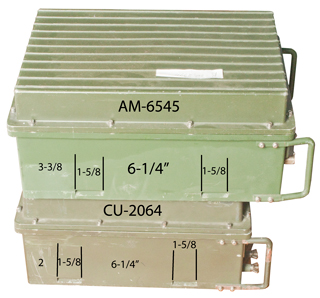Side View
                    of AM-6545 & CU-2064 Showing Dog Notches