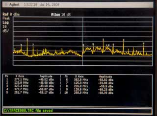 Agilent
                      E4404B spectrum analyzer