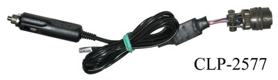 CLP-2577 Cigarette Lighter Plug
                  to PRC-25 PRC-77 DC Power Cable