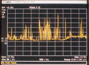 Agilent E4404B
                      & Diamond D-130 Antenna