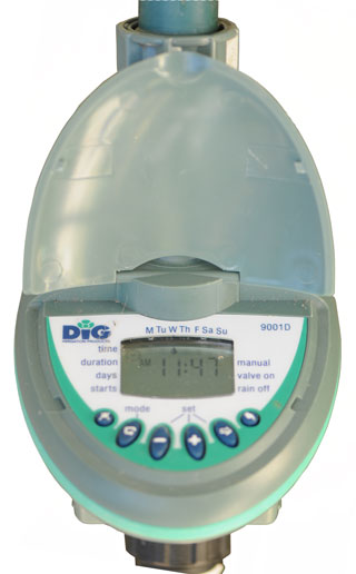 DiG 9001D hose bib
                irrigation timer