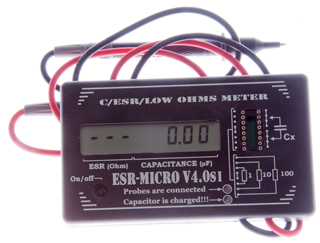 ESR-Micro V4.0SI
                  Combined ESR & Capacitance Meter