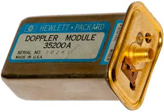 HP 35200A Doppler
                    Radar Module