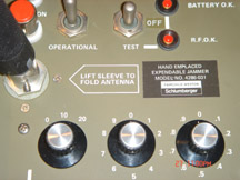HEXJAM Control
                  Panel close up