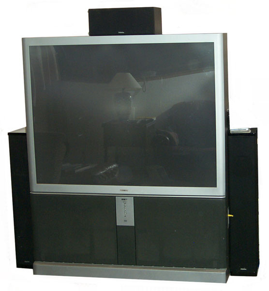 Home Theater Rear Projection &
            Left, Center, Right Speakers