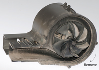 Hoover Upright
                  Vacuum broken Impeller (fan)