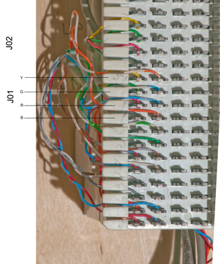 Panasonic
                KX-TA824 Telephone System J01 66 Block wiring