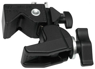 Manfrotto C1575B Avenger Super Clamp (Item 035) without wedge for clampling to cylindrical objects.