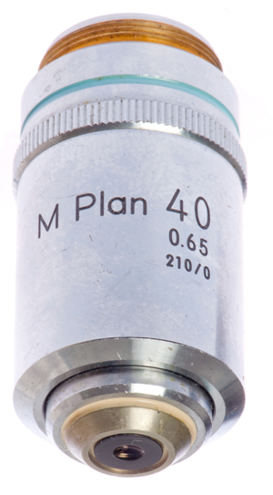 M Plan
                  40x/0.65 210/0 Microscope Objective Labophot