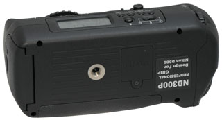 Nikon Vertical
                  Battery Grip works with either 8 AA or 2 EN-EL3e