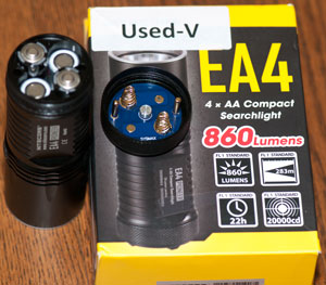 Nitecore EA4
                    Flashlight