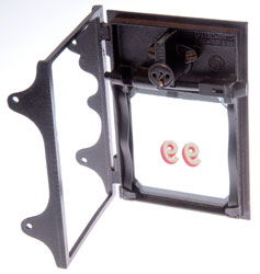 Yale pin
                      tumbler lock on Post OFfice Box