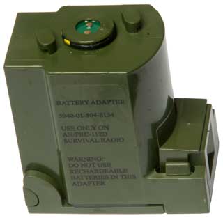 PRC-112D AA
                  Battery Adapter