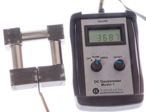 Permanent Magents Gauss measurement