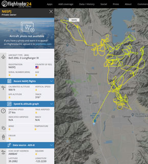 27 June 2019
                    PG&E Line Inspection Practice - FlightRadar24