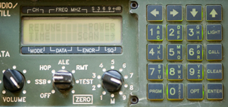RT-1694/PRC-138 HF Receiver-Transmitter Keypad