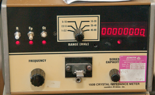 Saunders 150B Crystal Impedance Meter