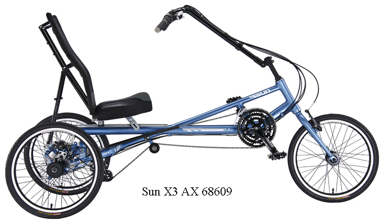 Sun X3 AX 68609 Trike