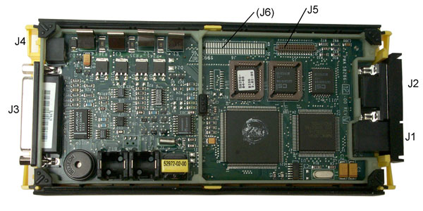 Trimble TDC1 Inside PCB ICs back of
                LCD