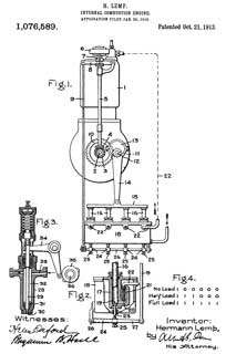 1076589
                  Internal-combustion engine, Hermann Lemp, GE,
                  1913-10-21