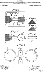 1126027
                      Apparatus for detecting pipe-leads or other
                      metallic masses embedded in masonry, Max Juellig,
                      1915-01-26