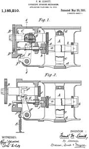 1185210 Gyroscope-spinning
                                mechanism, Frank M Leavitt, EW Bliss Co,
                                1916-05-30