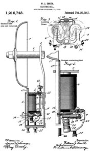 1216743
                      Electric bell, William J Smith, Edwards and Co.,
                      Feb 20, 1917