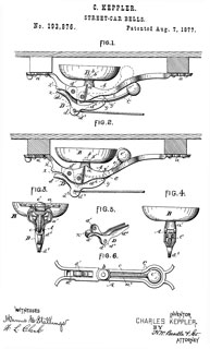 193876
                      Street-Car Bells, C. Keppler, Aug 7, 1877