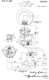 2014385
                      Electrical control device, Anthony H Lamb, Weston
                      Electric Instrument Corp, 1935-09-17