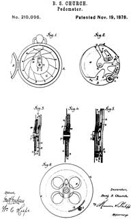 210096
                      Pedometer, B.S. Church,1895-11-19, 235/105 -
                      Tiffany & Co. -