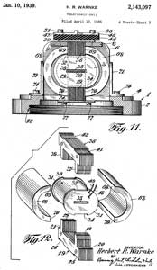 2143097
                              Telephonic unit, Herbert R Warnke, Control
                              Instrument Co,1939-01-10