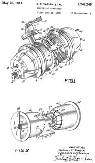 2242249 Electrical converter,
                                  Sigurd F Varian, William W Hansen,
                                  Stanford, App:1938-06-18