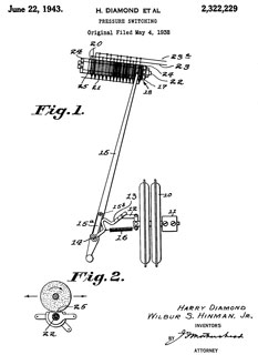 2322229
                      Pressure switching, Diamond Harry, Jr Wilbur S
                      Hinman, 1943-06-22