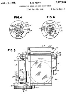 2367207
                              Combination bomb and gun sight head, Earl
                              E Flint, 1945-01-16