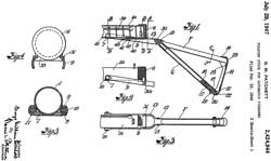 2424944 Folding
                      stock for automatic firearms, Patchett George
                      William, App: 1944-02-23, W.W.II, Pub: 1947-07-29