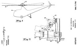 2475333
                      Helicopter, Charles L Morris, Raytheon (United
                      Aircraft), App: 1945-03-27, Pub:1949-07-0