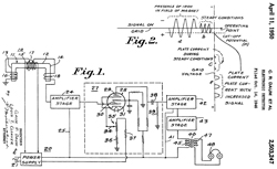 2502626
                      Electronic metal locator, Morris L Mages,
                      Magnaflux, 1950-04-04