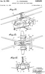 2665859
                      Aircraft with rotary and fixed wings, Papadakos
                      Peter James, 1954-01-12